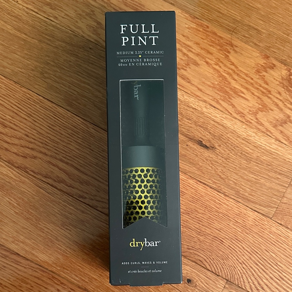 Drybar Full Pint Medium Ceramic Brush - Black and Gold